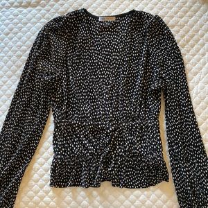 ZARA Polka Dot Blouse